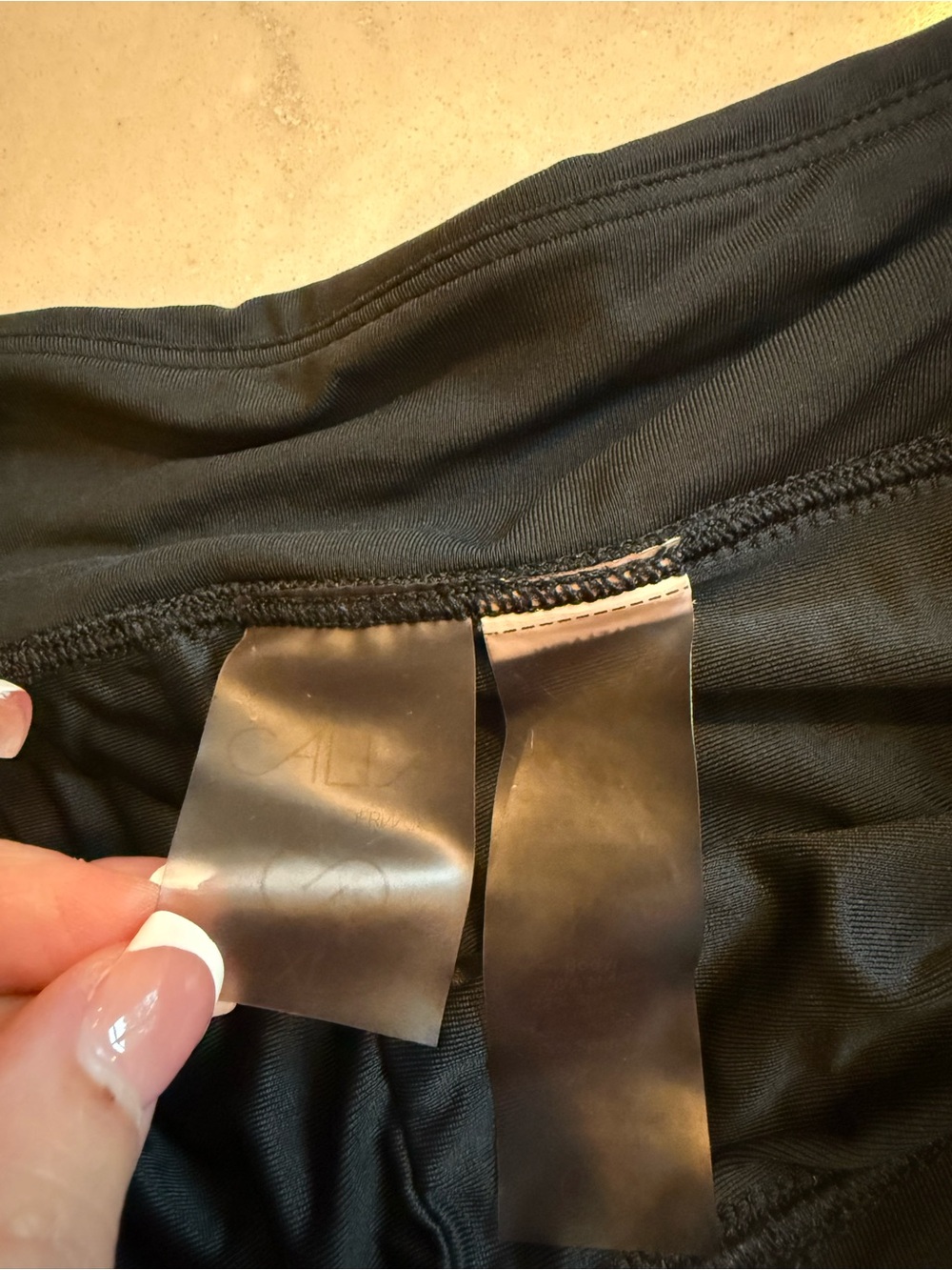 CALIA by Carrie Underwood Black Swim Shorts - Picture 2 of 2